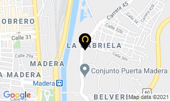 Mapa de Tecniwelding en Medellín