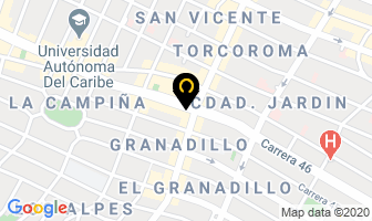 Mapa de Tecno Car Films en Barranquilla