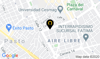 Mapa de Tecno Carpas en Pasto