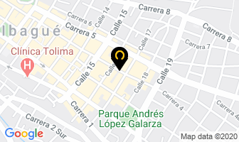 Mapa de Tecno-contactor Ltda. en Ibagué