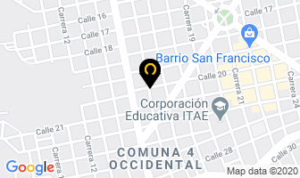 Mapa de Tecno P&p en Bucaramanga