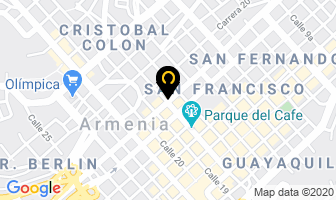 Mapa de Tecno Quindío en Armenia