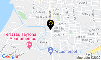 Mapa de Tecnoaguas en Santa Marta
