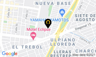 Mapa de Tecnoaires Y Refrigeración en Cali