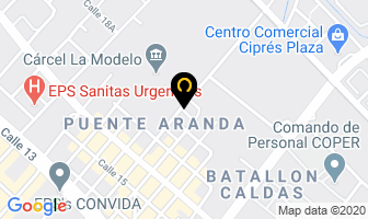 Mapa de Tecnoclean De Colombia Ltda. en Bogotá D.C