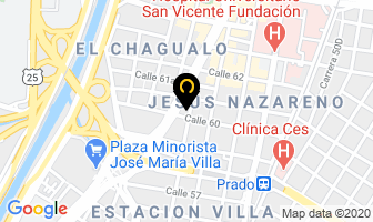 Mapa de Tecnocoser en Medellín