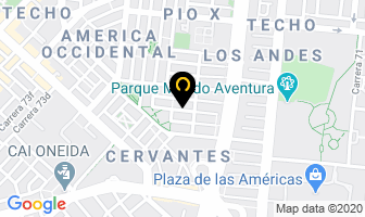 Mapa de Tecnoequipos Dentales Ltda. en Bogotá D.C