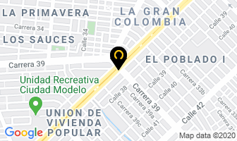 Mapa de Tecnolab Colombiana en Cali