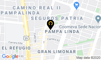 Mapa de Tecnología Contra Incendio Ltda. en Cali