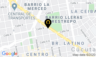 Mapa de Tecnomontajes en Cúcuta
