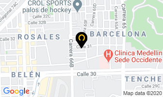 Mapa de Tecnopool en Medellín