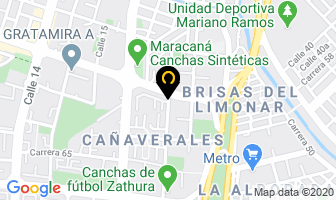 Mapa de Tecnoredes De Occidente en Cali