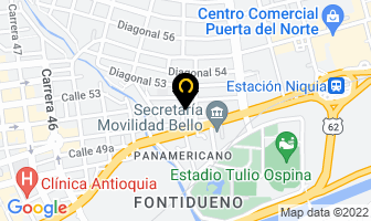 Mapa de Tecnoruedas en Bello