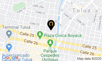 Mapa de Tecny Equipos Ricoh en Tulua