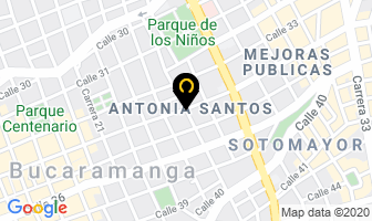 Mapa de Tegnocel en Bucaramanga