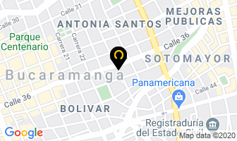 Mapa de Tejidos Cuadros en Bucaramanga