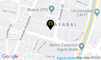 Mapa de Tejidos Del Valle en Medellín