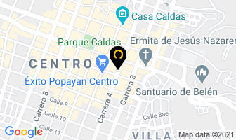 Mapa de Tejidos Fahotex en Popayán