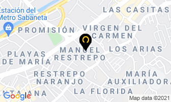 Mapa de Tejidos Ronu en Medellín