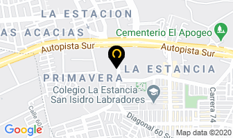 Mapa de Tejilandia Ltda. en Bogotá D.C