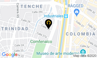 Mapa de Tejilar S.a. en Medellín
