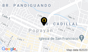 Mapa de Teknimotos Ltda. en Popayán