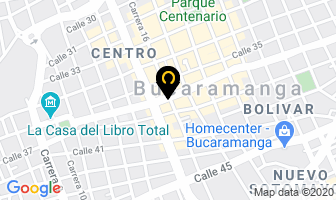 Mapa de Tekno Hogar en Bucaramanga