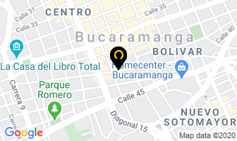 Mapa de Telas Medellín en Bucaramanga