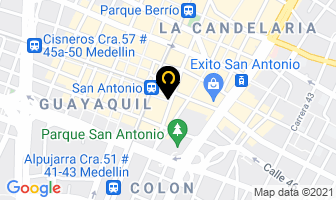 Mapa de Telas Y Espumas en Medellín