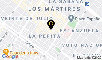 Mapa de Telas Y Forros en Bogotá D.C