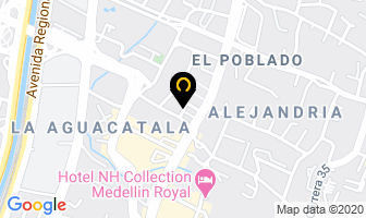 Mapa de Telecinco Ltda. en Medellín