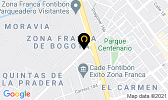 Mapa de Teleconexion en Bogotá D.C