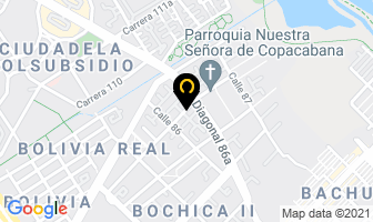 Mapa de Telecorcomunicaciones - Hernando Corredor en Bogotá D.C