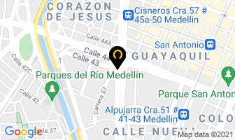 Mapa de Telefónica Social S.a. E.s.p. en Medellín