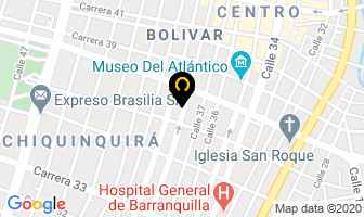 Mapa de Telefónica Telecom en Barranquilla