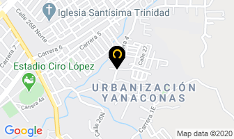 Mapa de Teléfonos & Citófonos Ltda. en Popayán