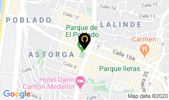 Mapa de Teléfonos A.s. en Medellín