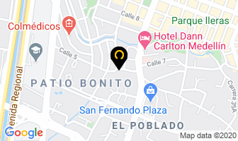 Mapa de Telesistemas Networking S.a. en Medellín