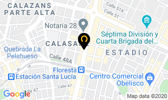Mapa de Telexpress en Medellín
