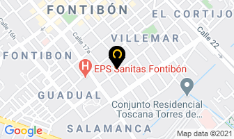 Mapa de Temp Kontrol Colombia S.a.s. en Bogotá D.C