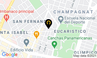 Mapa de Templete Eucarístico en Cali