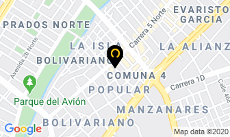 Mapa de Temporales El Maná en Cali