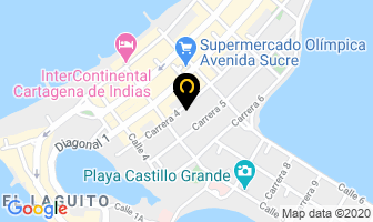 Mapa de Tendeco en Cartagena