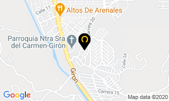 Mapa de Tendederos Pinzón en Girón
