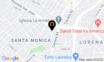 Mapa de Teñido De Muebles en Medellín