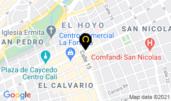 Mapa de Tenis Kevin Sport en Cali
