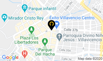 Mapa de Tenis Panama en Villavicencio