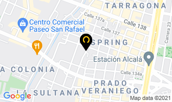 Mapa de Tennis Y Squash en Bogotá D.C