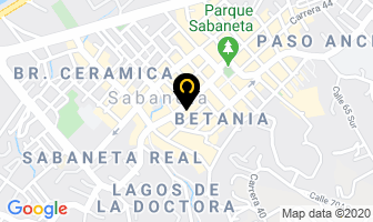 Mapa de Terapia Auri en Sabaneta