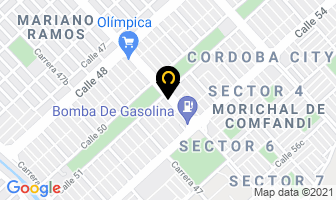 Mapa de Tercera J F en Cali
